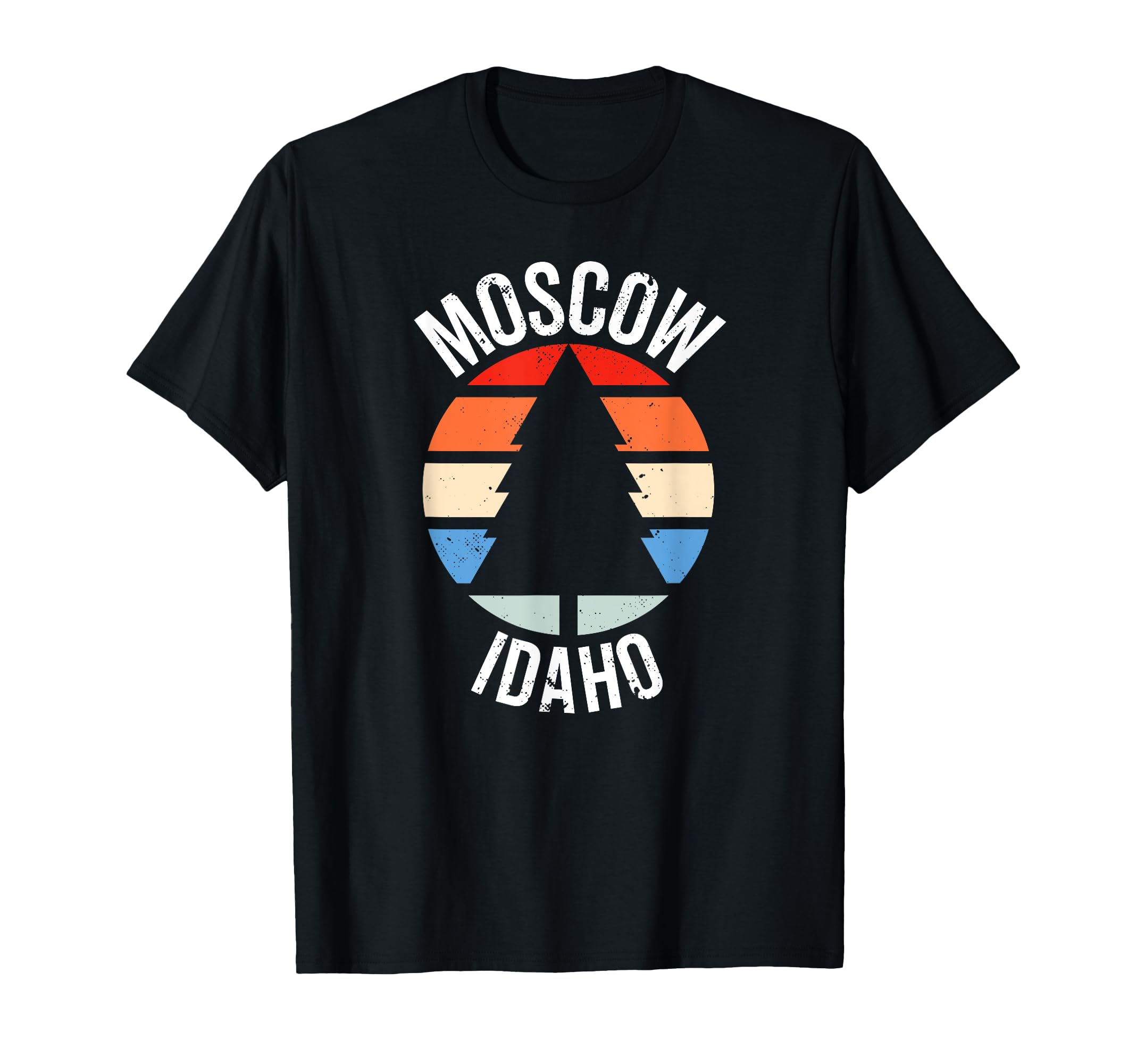Moscow Idaho Id 80S 70S T-Shirt - Custom Art Print for Adults - T-Shirt, Sweatshirt, Hoodie