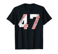Baseball 47 Jersey Number T-Shirt - Casual Everyday Wear Men Women - T-Shirt, Sweatshirt, Hoodie