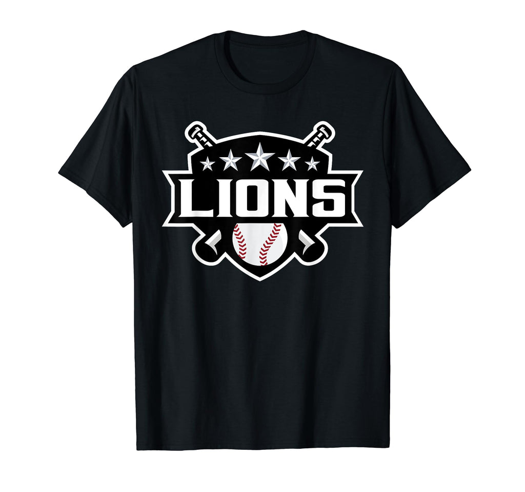 Lions Baseball Sports Game Day T-Shirt - Aesthetic Graphic for Adults - T-Shirt, Sweatshirt, Hoodie