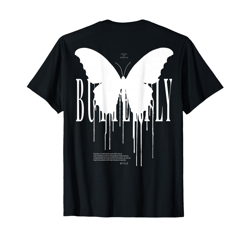 Y2K Back Streetwear Butterfly T-Shirt - Aesthetic Graphic Men Women - T-Shirt, Sweatshirt, Hoodie