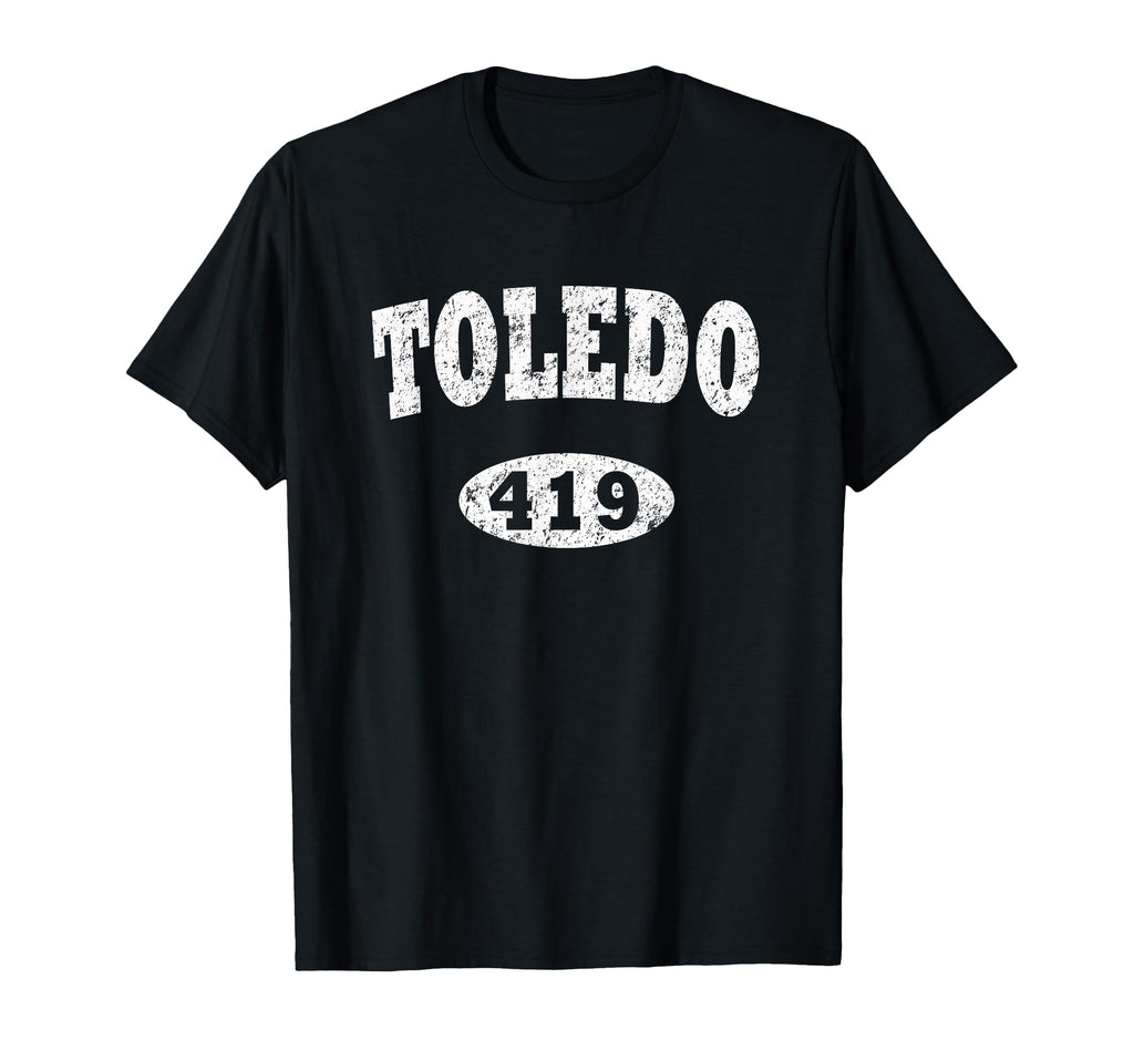 Toledo Ohio Area Code 419 T-Shirt - Minimalist Print Men Women - T-Shirt, Sweatshirt, Hoodie