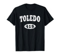 Toledo Ohio Area Code 419 T-Shirt - Minimalist Print Men Women - T-Shirt, Sweatshirt, Hoodie