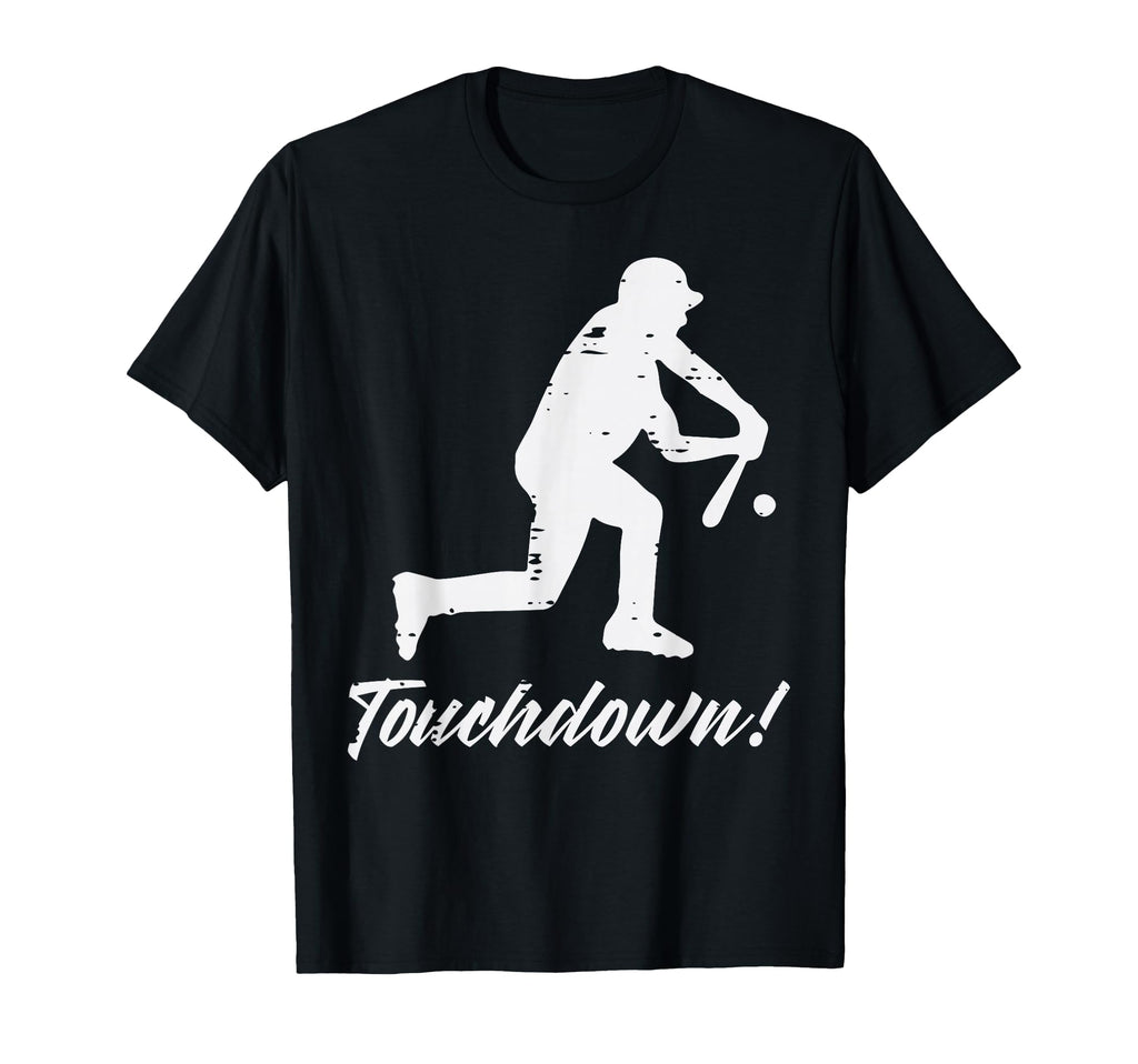 Touchdown Baseball Batter Sports T-Shirt - Aesthetic Graphic for Adults - T-Shirt, Sweatshirt, Hoodie