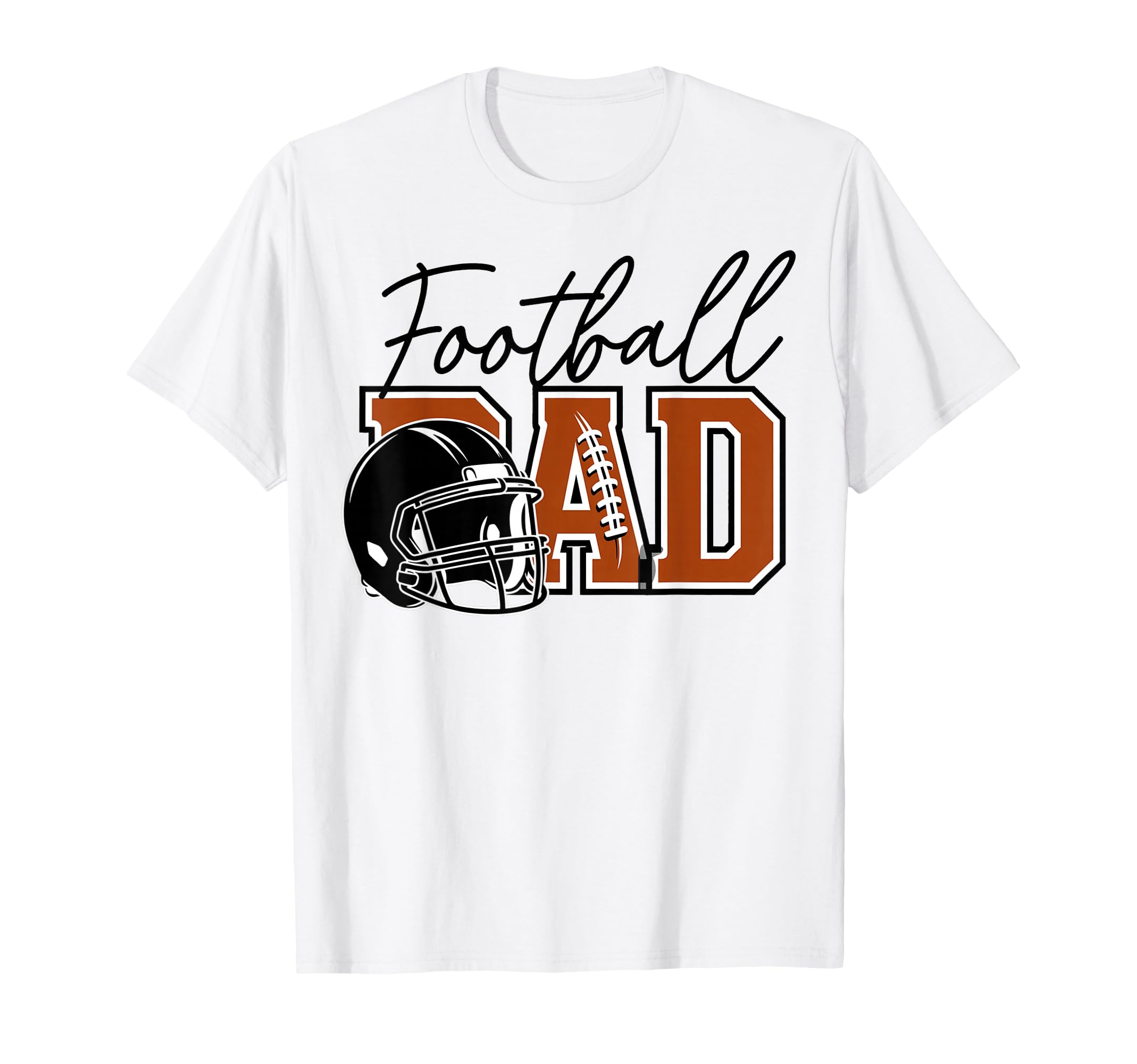 Football Dad Helmet Game Day T-Shirt - Fun Novelty Design for Adults - T-Shirt, Sweatshirt, Hoodie