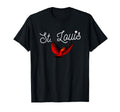 Saint Louis Red Cardinal Baseball T-Shirt - Minimalist Print Men Women - T-Shirt, Sweatshirt, Hoodie