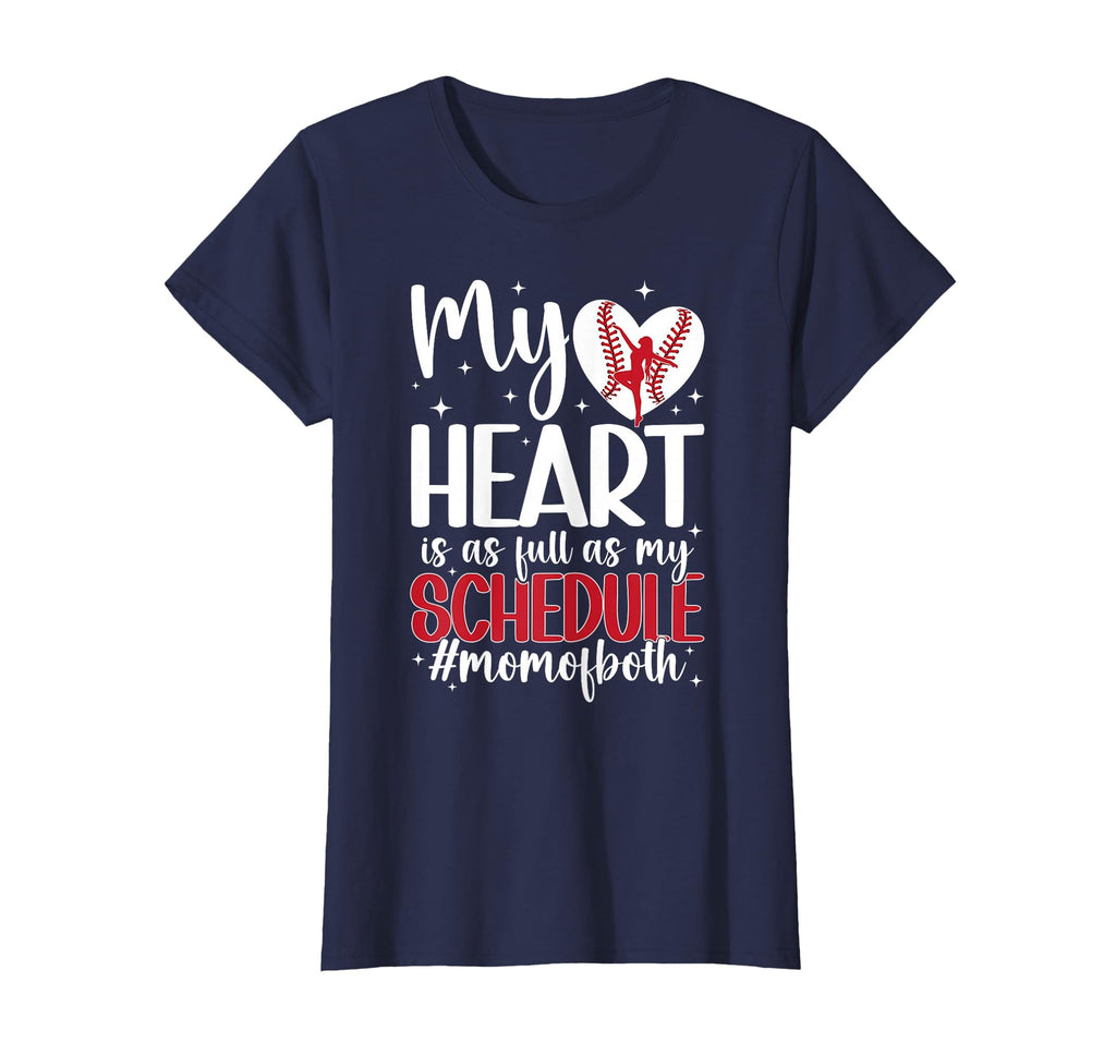 Mom Both Proud Dance And Baseball Mom T-Shirt - Unique Graphic Unisex - T-Shirt, Sweatshirt, Hoodie