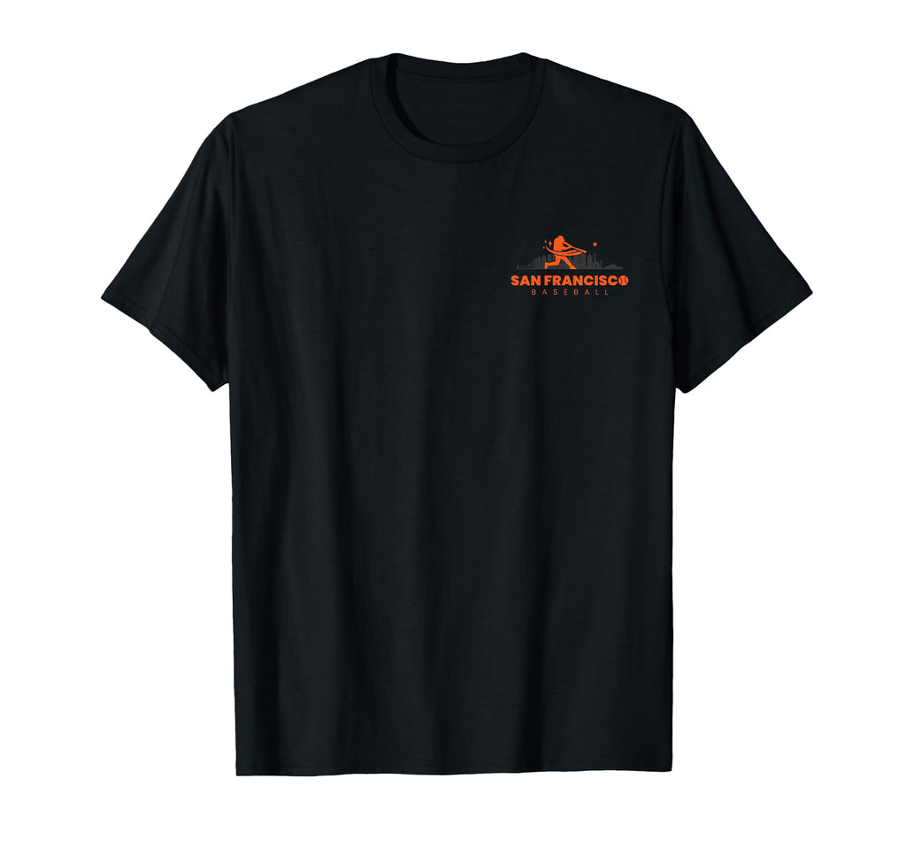 San Francisco Baseball Minimal T-Shirt - Unique Graphic for Adults - T-Shirt, Sweatshirt, Hoodie