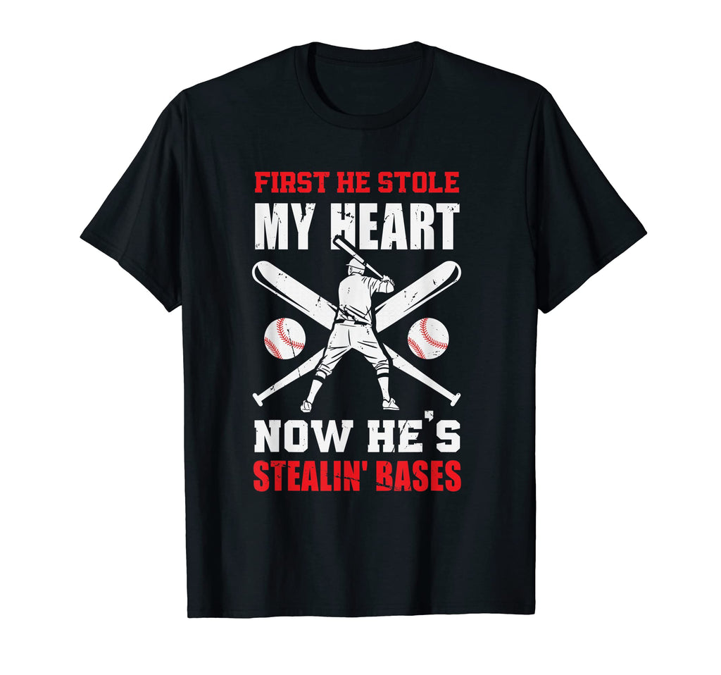 Mens Baseball Mothers Day He Stole My T-Shirt - Custom Art Print Men Women - T-Shirt, Sweatshirt, Hoodie