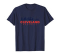 Cleveland Baseball City Skyline Baseball T-Shirt - Graphic Print Unisex - T-Shirt, Sweatshirt, Hoodie