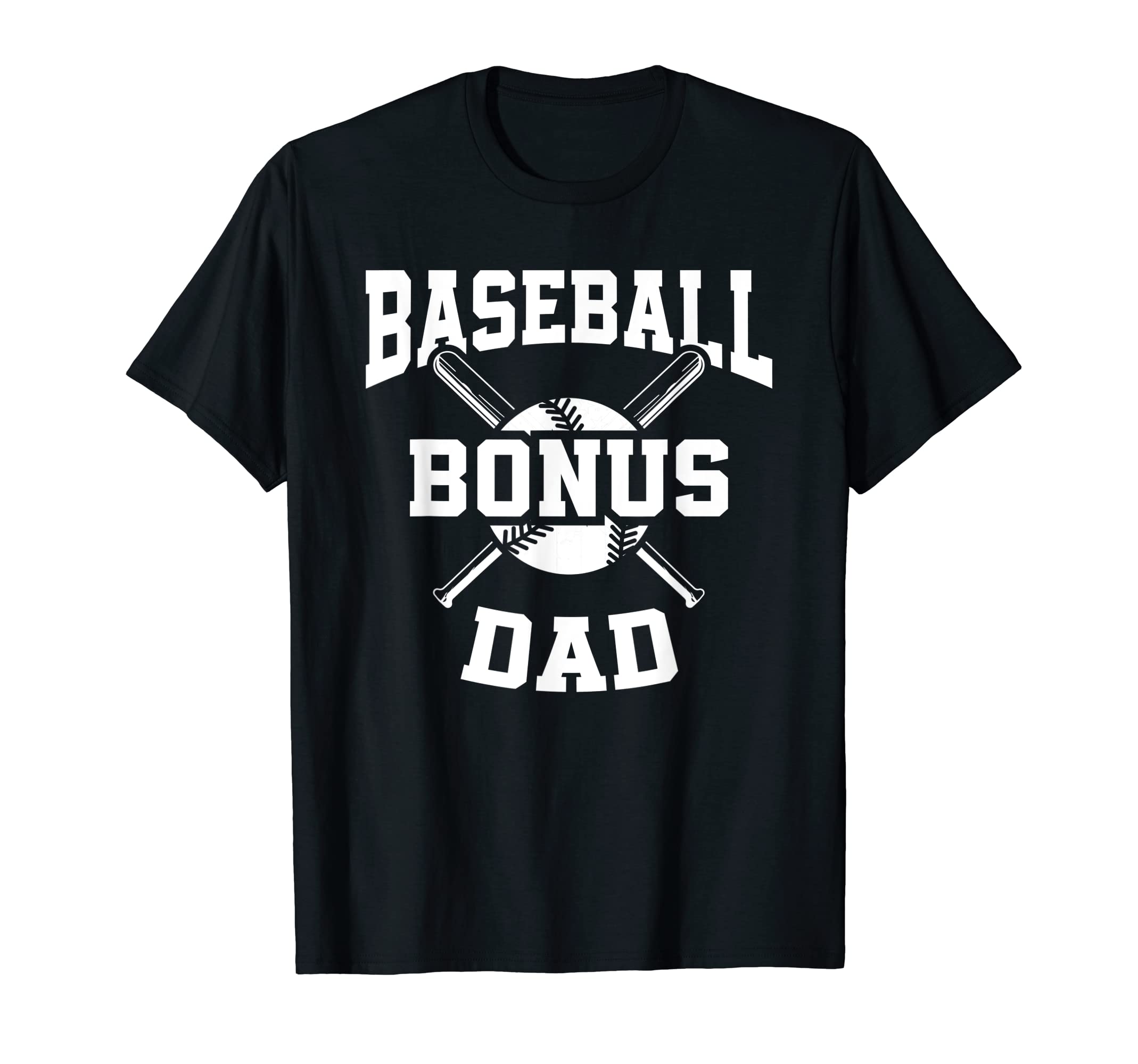 Mens Proud Baseball Bonus Dad T-Shirt - Custom Art Print for Adults - T-Shirt, Sweatshirt, Hoodie