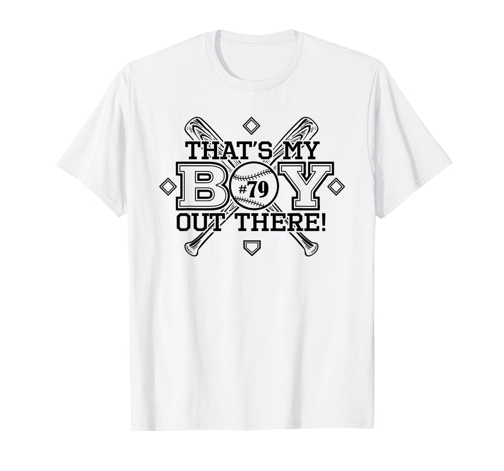 Baseball Mom Dad Thats My Proud Parent T-Shirt - Custom Art Print Unisex - T-Shirt, Sweatshirt, Hoodie
