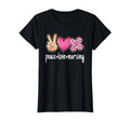 Peace Love Nursing Leopard Nurse T-Shirt - Streetwear Style Unisex - T-Shirt, Sweatshirt, Hoodie