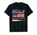 Real Baseball Mom Say Bad Words T-Shirt - Minimalist Print for Adults - T-Shirt, Sweatshirt, Hoodie