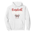 Baseball Mama Coquette Bow Game Day Hoodie - Minimalist Print for Adults - T-Shirt, Sweatshirt, Hoodie