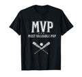 Mvp Most Valuable Pop Baseball Dad Happy T-Shirt - Unique Graphic Unisex - T-Shirt, Sweatshirt, Hoodie
