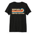 Xavier 70S 80S Sunset Stripe Tri Blend T-Shirt - Graphic Print for Adults - T-Shirt, Sweatshirt, Hoodie