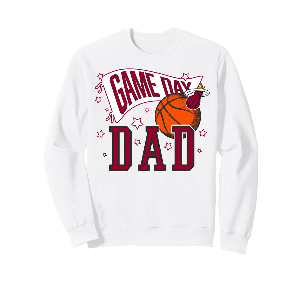 Nba Miami Heat Fathers Day Pennant Sweatshirt - Novelty Apparel Men Women - T-Shirt, Sweatshirt, Hoodie
