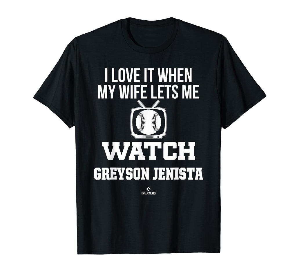 My Wife Lets Me Watch Greyson Jenista T-Shirt - Unique Graphic for Adults - T-Shirt, Sweatshirt, Hoodie