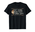 Baseball Hit Hard Run Fast Turn Left T-Shirt - Unique Graphic Men Women - T-Shirt, Sweatshirt, Hoodie