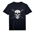 Mens Skull Skeleton Baseball T-Shirt - Aesthetic Graphic for Adults - T-Shirt, Sweatshirt, Hoodie