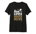Hunter Dozier This Mom Loves Tri Blend T-Shirt - Minimalist Print Unisex - T-Shirt, Sweatshirt, Hoodie