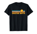 Crested Butte 80S Sunset Colorado T-Shirt - Trendy Graphic Unisex - T-Shirt, Sweatshirt, Hoodie