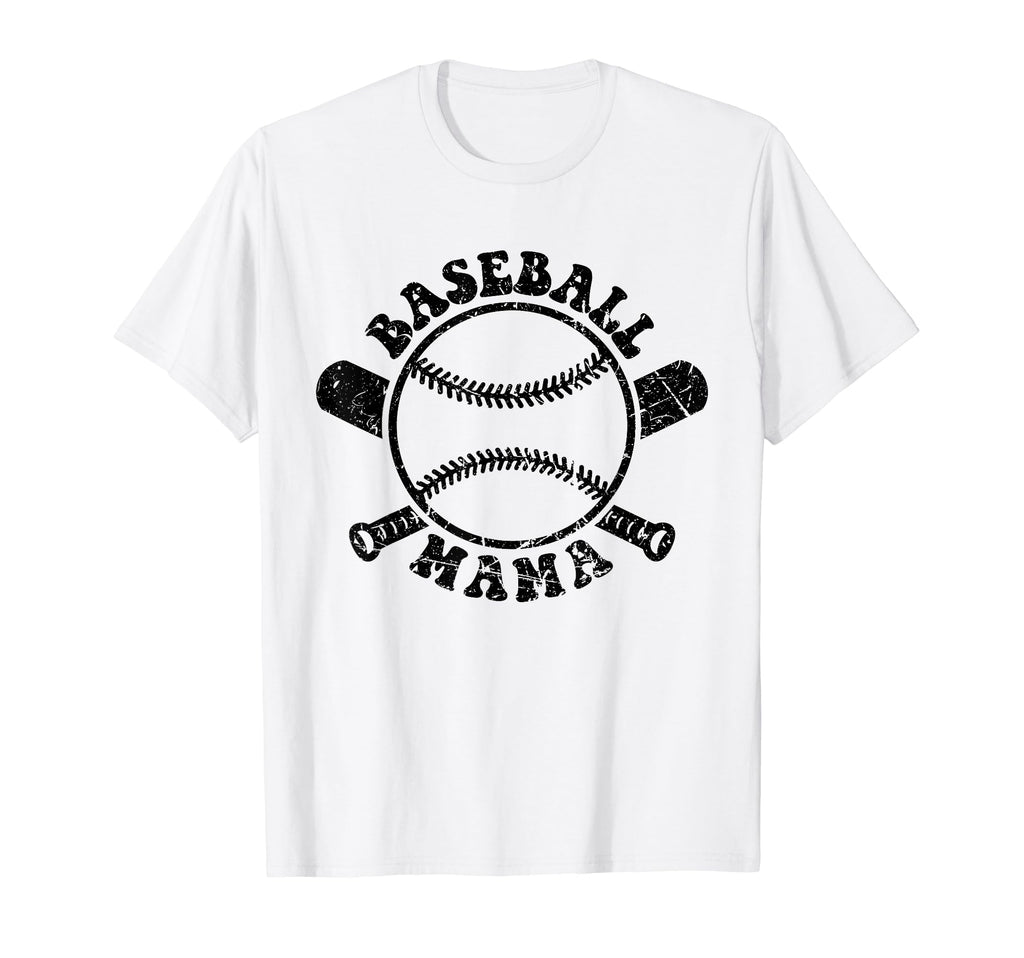 Baseball Mama T-Shirt - Custom Art Print Unisex - T-Shirt, Sweatshirt, Hoodie