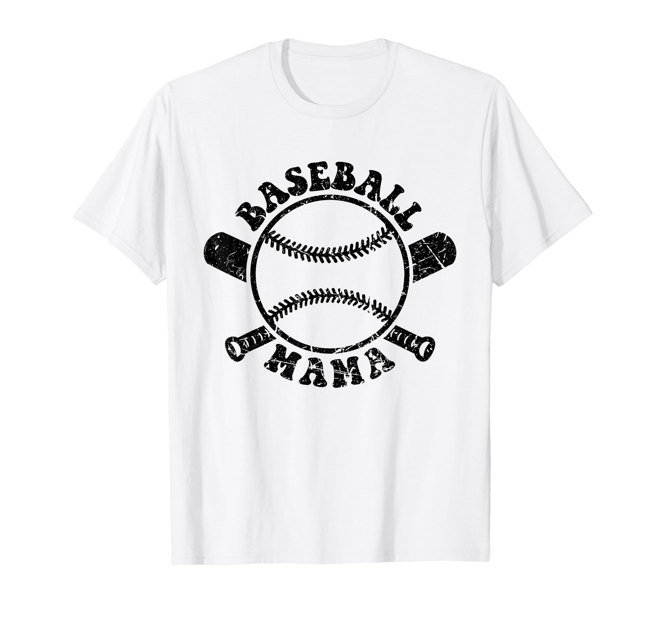 Baseball Mama T-Shirt - Custom Art Print Unisex - T-Shirt, Sweatshirt, Hoodie