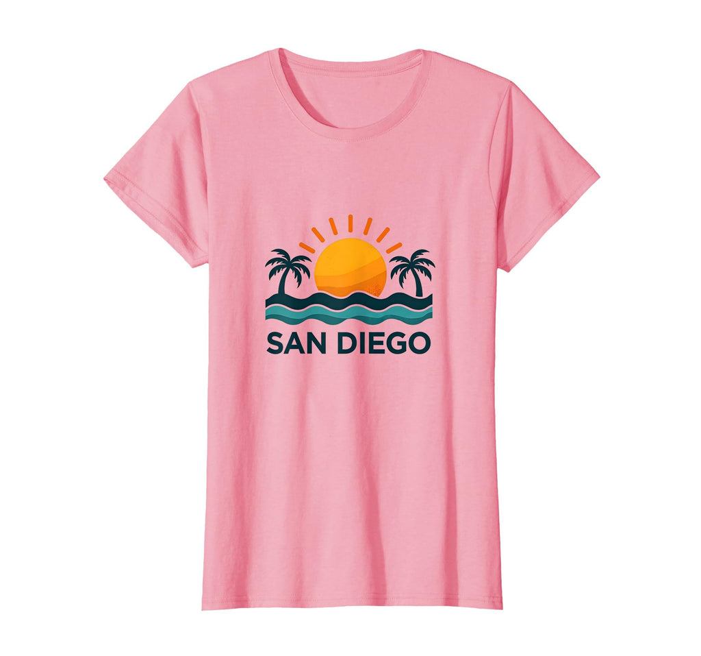 San Diego Sunset Beach Travel T-Shirt - Novelty Apparel Men Women - T-Shirt, Sweatshirt, Hoodie