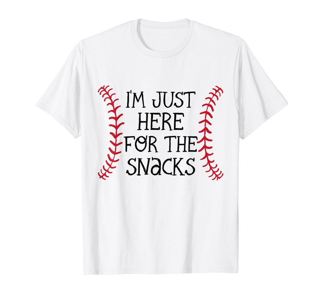 Im Just Here Snacks Baseball Sister T-Shirt - Aesthetic Graphic Men Women - T-Shirt, Sweatshirt, Hoodie