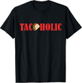 TACOHOLIC Funny Taco Lover Gift - Adult & Kids T-Shirts, Sweatshirts & Hoodies apparel design preview 1