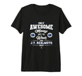 J T Realmuto Awesome Moms Tri Blend T-Shirt - Custom Art Print Men Women - T-Shirt, Sweatshirt, Hoodie