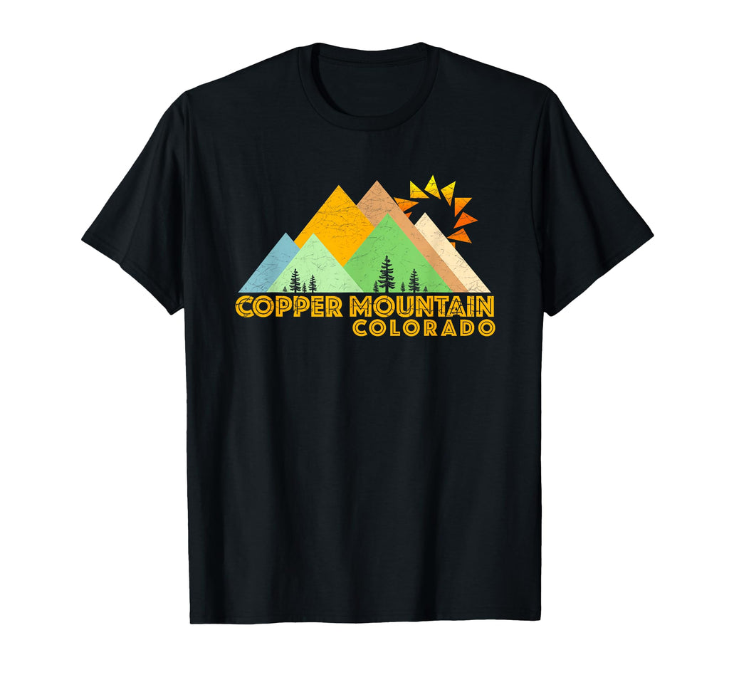 Copper Mountain Distressed T-Shirt - Trendy Graphic Men Women - T-Shirt, Sweatshirt, Hoodie
