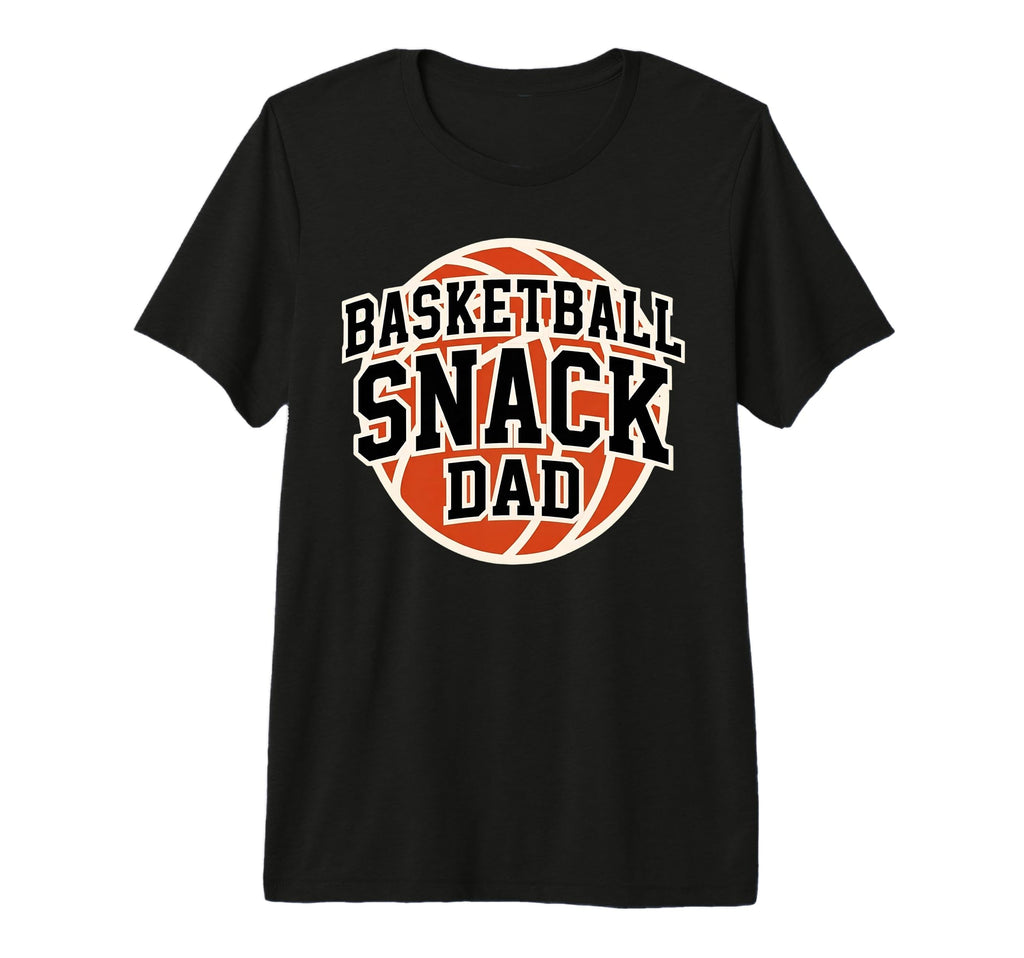 Basketball Snack Dad Game Day Team T-Shirt - Minimalist Print Men Women - T-Shirt, Sweatshirt, Hoodie