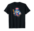 Uncle Sam Baseball 4Th July American T-Shirt - Aesthetic Graphic Unisex - T-Shirt, Sweatshirt, Hoodie