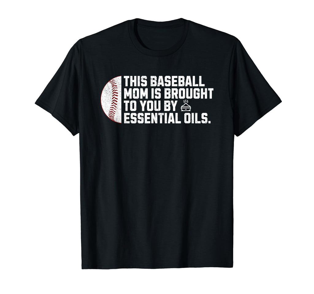 Funny Baseball Mom Oils Oils Mom T-Shirt - Trendy Graphic for Adults - T-Shirt, Sweatshirt, Hoodie