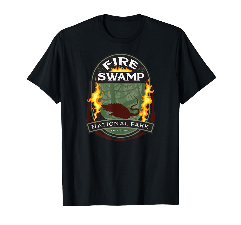 Fire Swamp National Park Camping Hiking T-Shirt - Novelty Apparel Unisex - T-Shirt, Sweatshirt, Hoodie