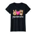 Peace Love Coffee Leopard Coffee Lover T-Shirt - Unique Graphic Unisex - T-Shirt, Sweatshirt, Hoodie