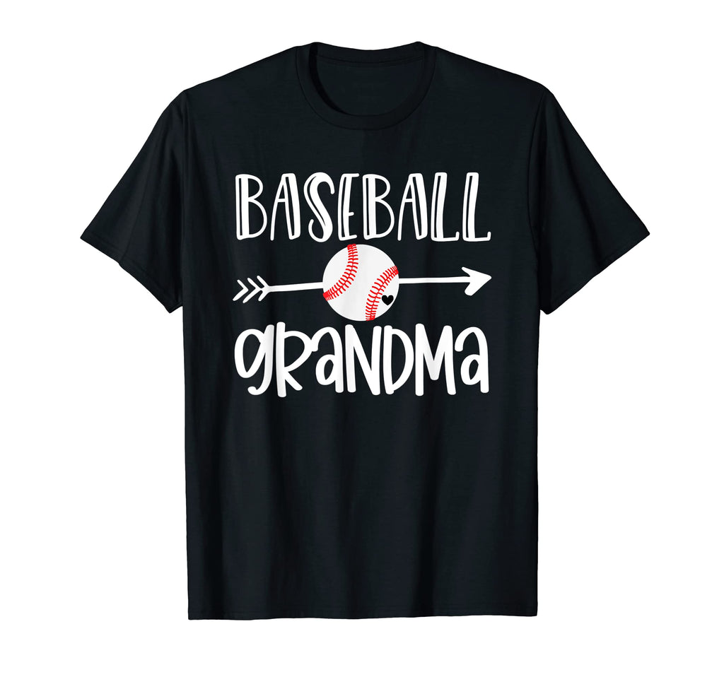 Baseball Grandma From Grandson Arrow T-Shirt - Casual Everyday Wear Unisex - T-Shirt, Sweatshirt, Hoodie