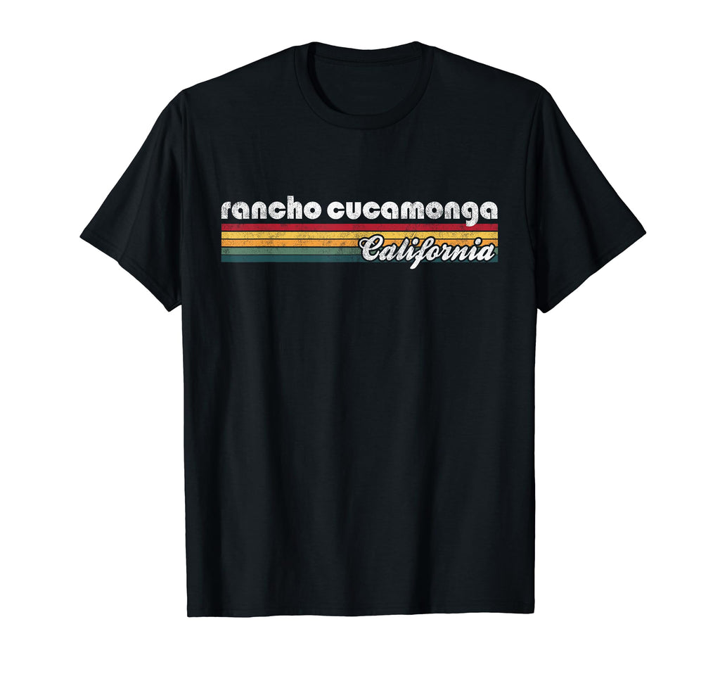Rancho Cucamonga California 70S 80S T-Shirt - Fun Novelty Design Men Women - T-Shirt, Sweatshirt, Hoodie