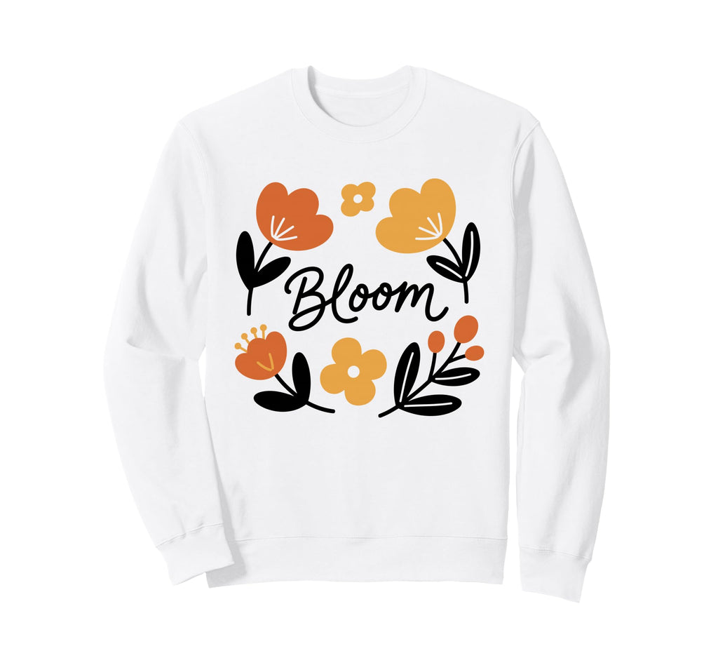 Minimalist Bloom Boho Abstract Sweatshirt - Custom Art Print for Adults - T-Shirt, Sweatshirt, Hoodie