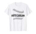 South Carolina Baseball State T-Shirt - Casual Everyday Wear Men Women - T-Shirt, Sweatshirt, Hoodie