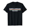 North Carolina Raleigh Stripes T-Shirt - Novelty Apparel for Adults - T-Shirt, Sweatshirt, Hoodie