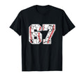 67 Baseball Number 67 Player 67Th T-Shirt - Fun Novelty Design Men Women - T-Shirt, Sweatshirt, Hoodie