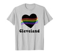 Cleveland Lgbtq Lgbt Gay Pride Groovy T-Shirt - Novelty Apparel for Adults - T-Shirt, Sweatshirt, Hoodie