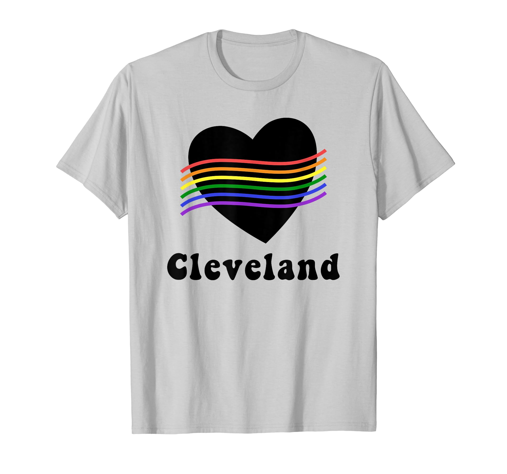 Cleveland Lgbtq Lgbt Gay Pride Groovy T-Shirt - Novelty Apparel for Adults - T-Shirt, Sweatshirt, Hoodie