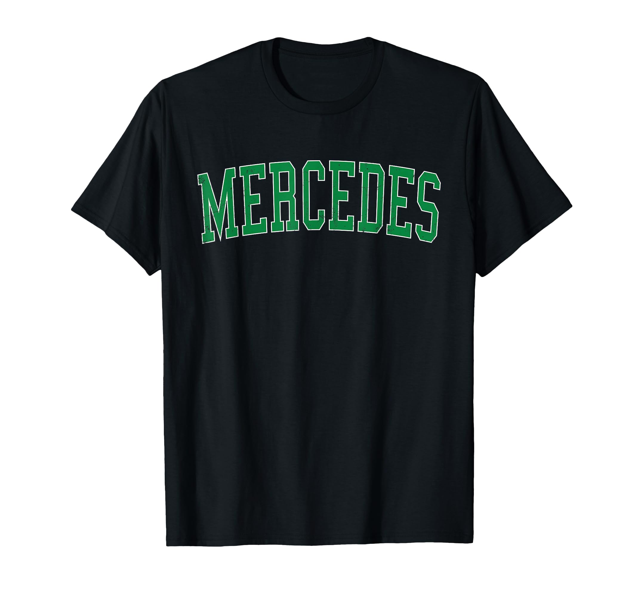 Mercedes Tx Distressed Green T-Shirt - Casual Everyday Wear for Adults - T-Shirt, Sweatshirt, Hoodie