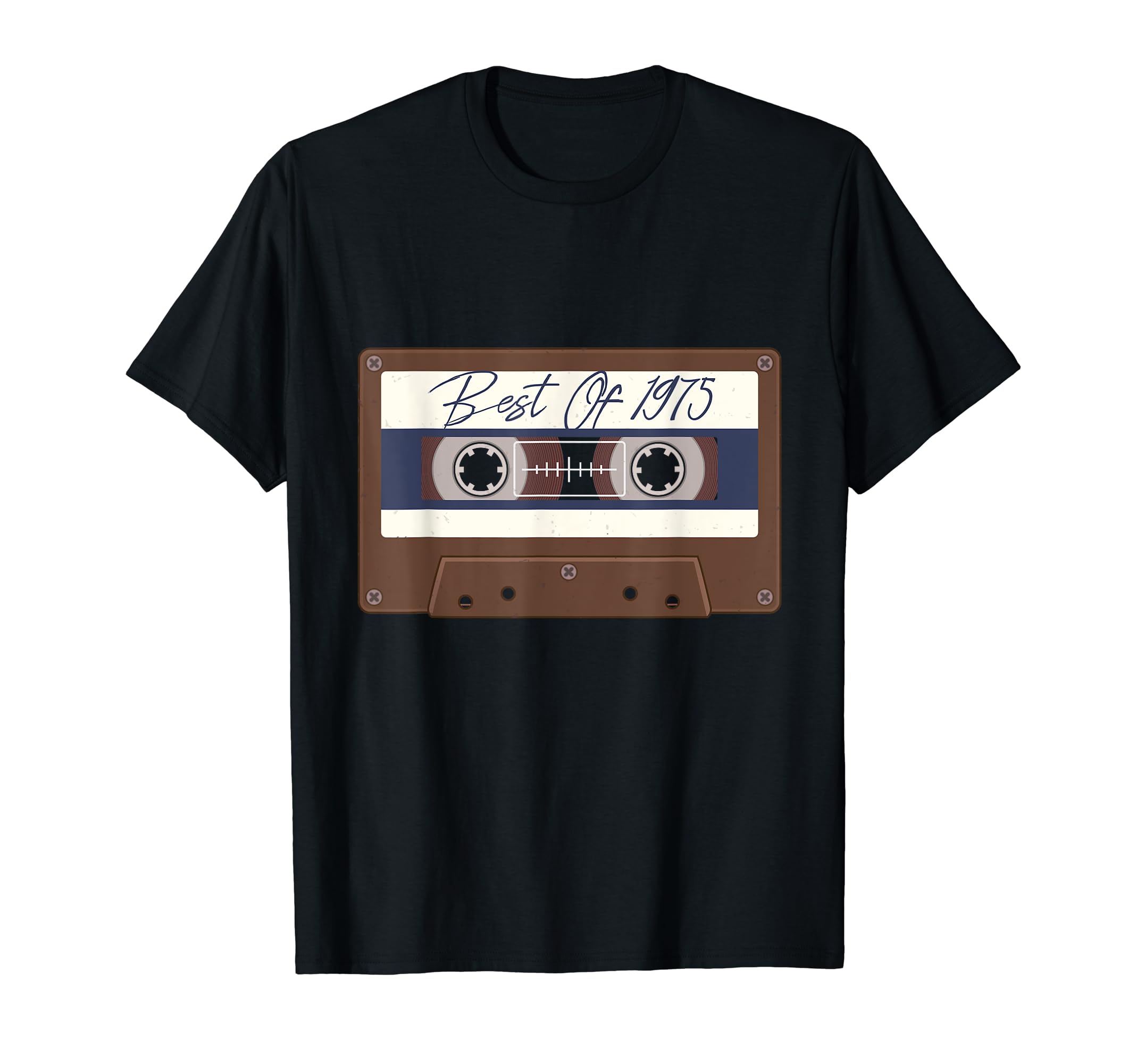 Cassette Tape 1975 Birthday Gift T-Shirt - Aesthetic Graphic Men Women - T-Shirt, Sweatshirt, Hoodie
