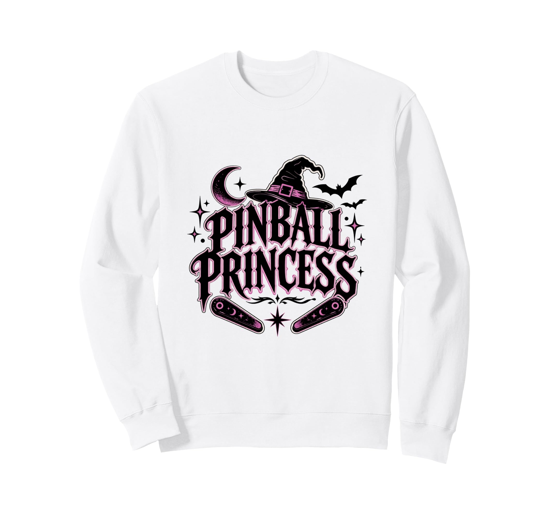 Pinball Princess Machines Funny Arcade Sweatshirt - Trendy Graphic Unisex - T-Shirt, Sweatshirt, Hoodie