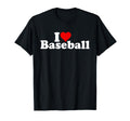 I Love Heart Baseball T-Shirt - Aesthetic Graphic Men Women - T-Shirt, Sweatshirt, Hoodie